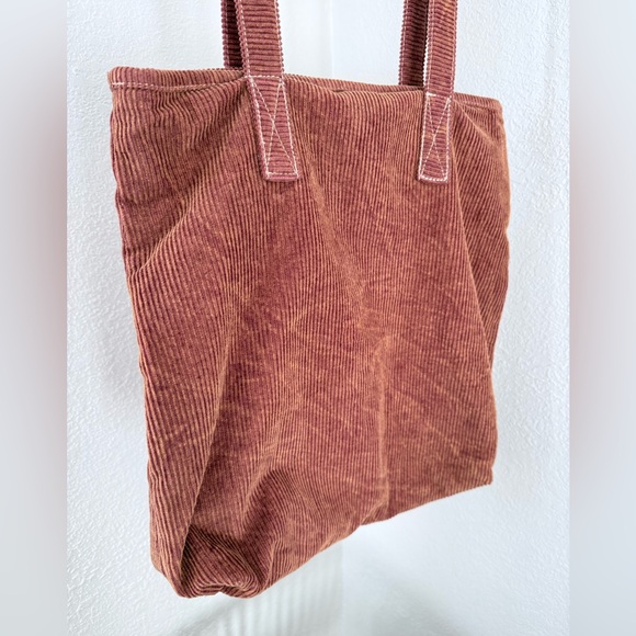 Urban Outfitters Cognac Corduroy Tote Bag - Picture 3 of 7